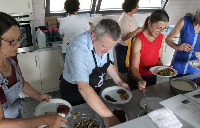 Premiere: Protein-Koch-Workshop in der Wiernsheimer Gemeinschaftsschule. <span class='image-autor'>Foto: p</span>