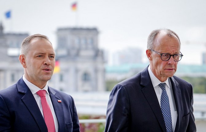 Bei seinem Besuch in Berlin bekam Polens Präsident eine Absage für seine Forderung nach Reparationen.<span class='image-autor'>Foto: Kay Nietfeld/dpa</span>