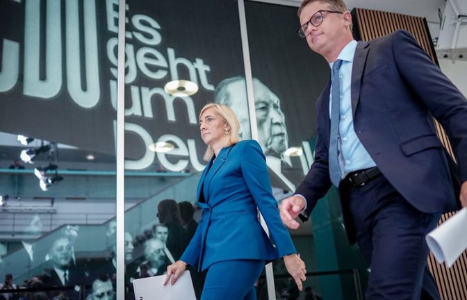 CDU-Politiker auf Mission: Nina Warken bereitete als Gesundheitsministerin die Krankenkassen- und Pflegeversicherungsreformen vor, Carsten Linnemann wird ihr im Amt folgen und die Vorhaben umsetzen müssen.<span class='image-autor'>Kay Nietfeld/dpa</span>