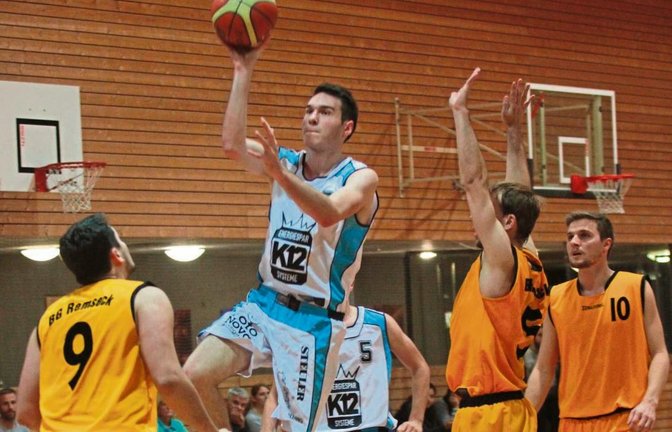 Jannick Schurr hat sich im Pokalspiel als Topscorer erwiesen und 20 Punkte für die BSG Vaihingen/Sachsenheim geholt. Foto: Archiv/Nachreiner