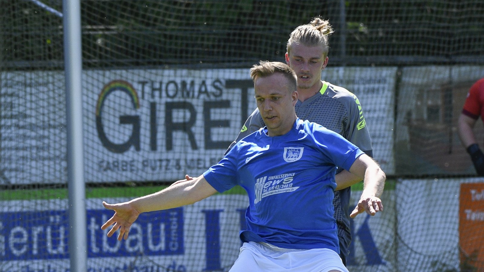 Nico Müller (vorne) hat mit dem VfB Vaihingen eine gute Saison abgeliefert. Ob es am Sonntag zu einem Sieg gegen den Tabellenzweiten Ensingen reicht, ist nicht ganz so wichtig. Foto: Leitner