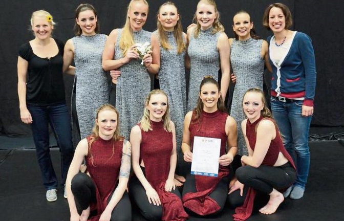 Mit Platz zwei in Großostheim zufrieden: Dance Works vom 1. TC Ludwigsburg Foto: privat