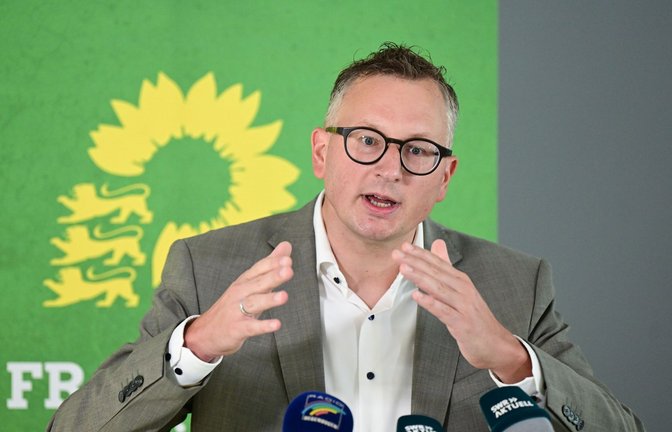 Grünen-Fraktionschef Andreas Schwarz dauert die Einführung des Klimagelds zu lange.<span class='image-autor'>Foto: Bernd Weißbrod/dpa/Bernd Weißbrod</span>