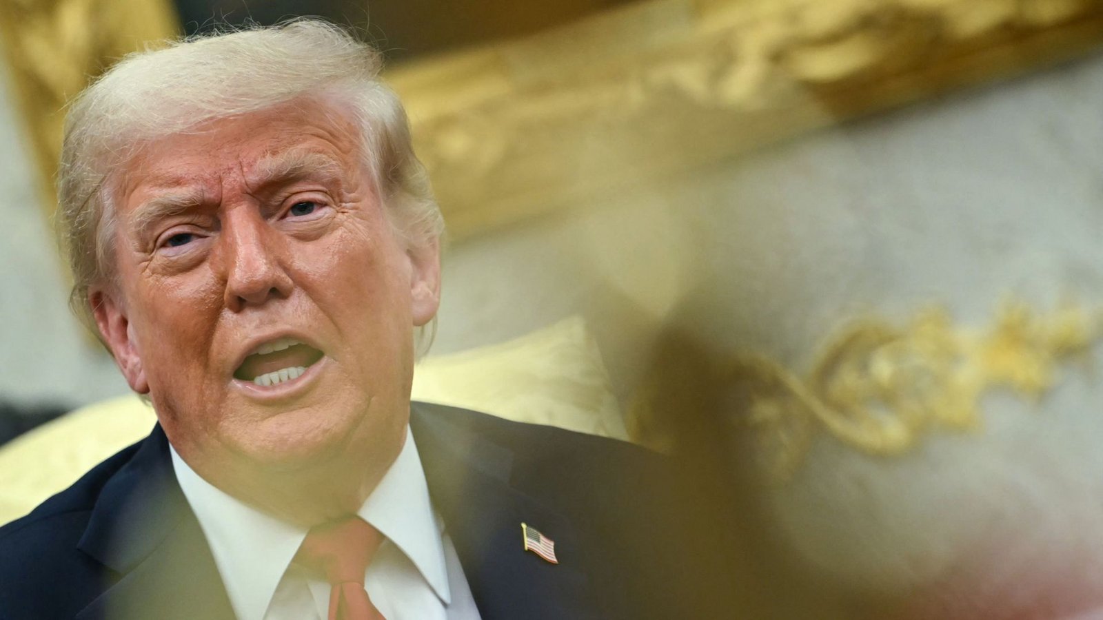 US-Präsident Trump droht Russlands Handelspartnern mit hohen Zöllen.Foto: AFP/ANDREW CABALLERO-REYNOLDS