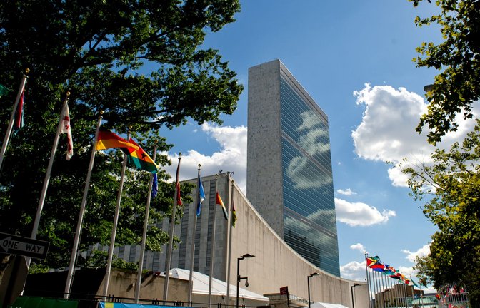 Das UN-Gebäude in New York kann nur mit US-Visum erreicht werden.<span class='image-autor'>Foto: dpa/Sven Hoppe</span>