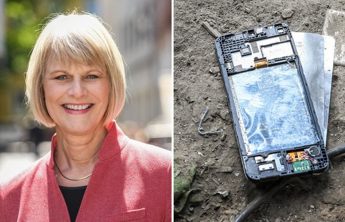 Links im Bild die ZDF-Journalistin Gundula Gause. Sie fordert ein Handy-Pfand (Archivfoto).<span class='image-autor'>Foto: Harald Oppitz/KNA/Harald Oppitz</span>