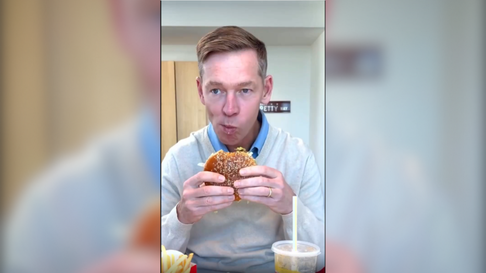 McDonalds-Chef Chris Kempczinski sorgt mit einem viralen Video für Häme.Foto: instagram.com/chrisk_mcd McDonalds-Chef Chris Kempczinski sorgt mit einem viralen Video für Häme.Foto: instagram.com/chrisk_mcd