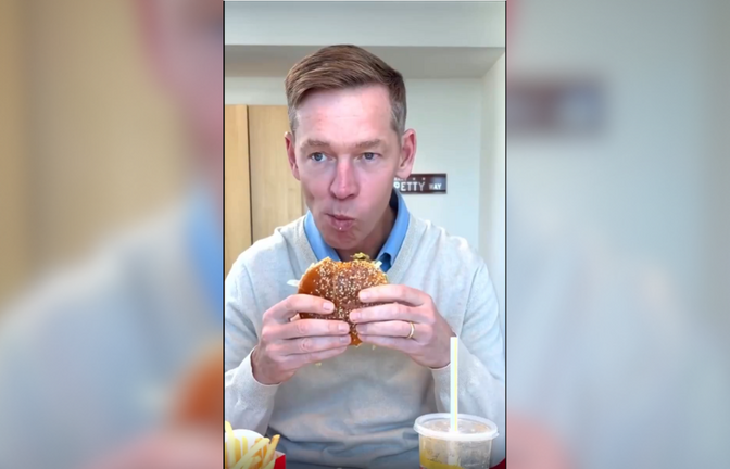 McDonalds-Chef Chris Kempczinski sorgt mit einem viralen Video für Häme.<span class='image-autor'>Foto: instagram.com/chrisk_mcd</span>