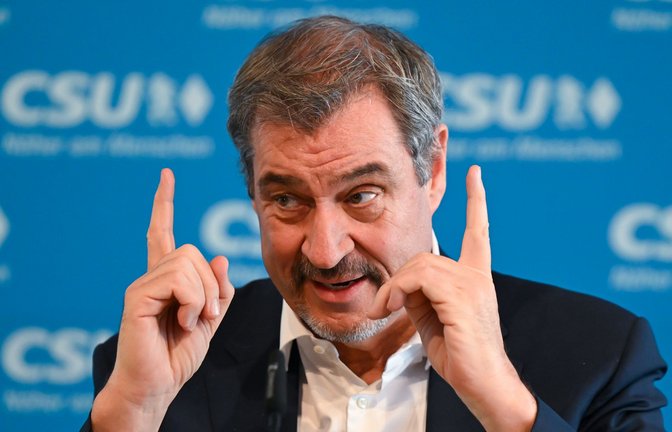 Markus Söder tritt familienfreundlicher auf als die heutige SPD.<span class='image-autor'>Foto: Sven Hoppe/dpa/Sven Hoppe</span>