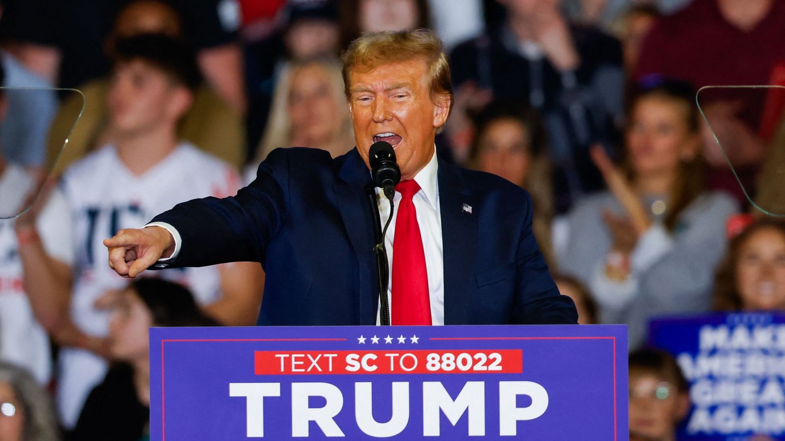 Donald Trump hat für den Fall seiner Wiederwahl massive Abschiebungen angekündigt.Foto: AFP/JULIA NIKHINSON Donald Trump hat für den Fall seiner Wiederwahl massive Abschiebungen angekündigt.Foto: AFP/JULIA NIKHINSON