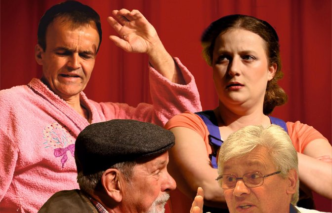 Das Würzbacher Bauerntheater mit einem Lustspiel. <span class='image-autor'>Fotos: p</span>