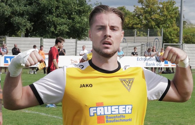 Kein Jubel am Samstag: Top-Torjäger David&nbsp;Govorusic fehlt dem TV Echeterdingen im Spiel beim 1. FC Eislingen.<span class='image-autor'>Archiv Günter Bergmann</span>