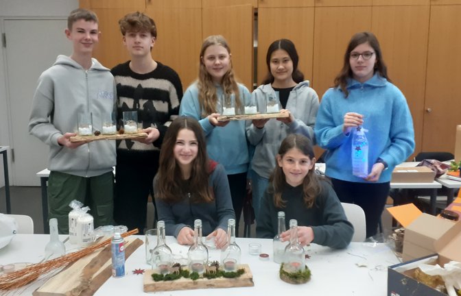Mit ihren Produkten sind die Schüler auf den Weihnachtsmärkten in der Umgebung bereits erfolgreich.  <span class='image-autor'>Foto: Glemser</span>