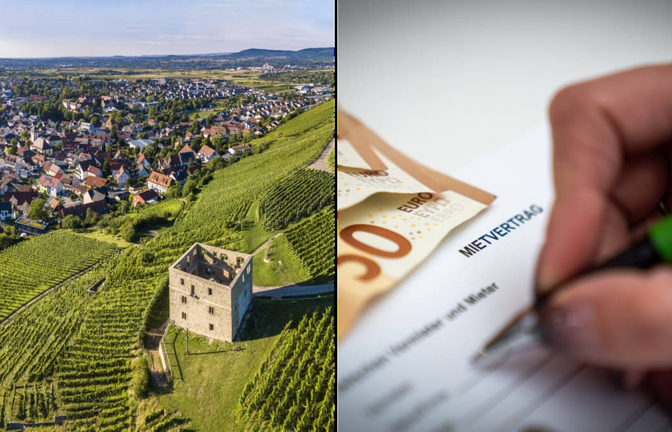 Zweitteuerstes Pflaster bei den Mieten im Rems-Murr-Kreis: In Kernen (hier der Blick auf den Ortsteil Stetten mit der markanten Yburg) beträgt der Durchschnittspreis pro Quadratmeter 13,10 Euro.<span class='image-autor'>imago/Westend61/Sven Heidmann</span>