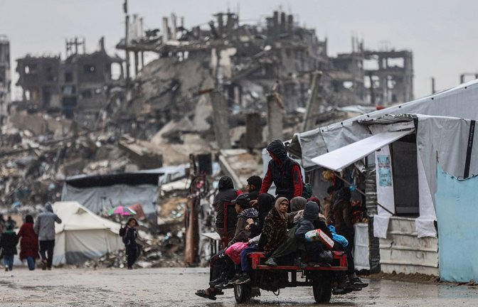 Zerstörungen durch den Krieg im Gazastreifen.<span class='image-autor'>Foto: Imago/APAimages</span>
