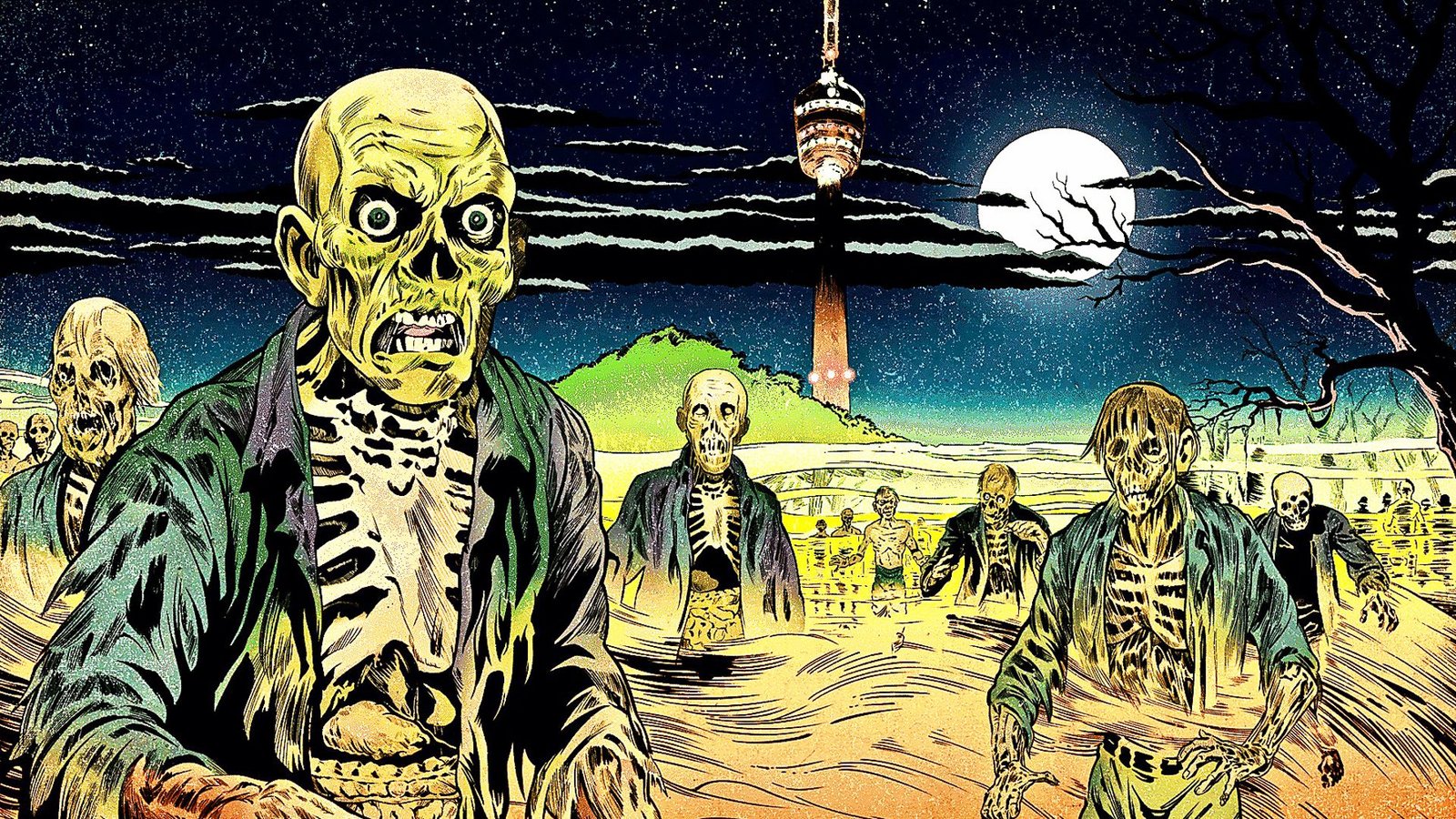 Zombies unterm Stuttgarter Fernsehturm? Gruselig!Foto: Der Stuttgarter Schocker Zombies unterm Stuttgarter Fernsehturm? Gruselig!Foto: Der Stuttgarter Schocker