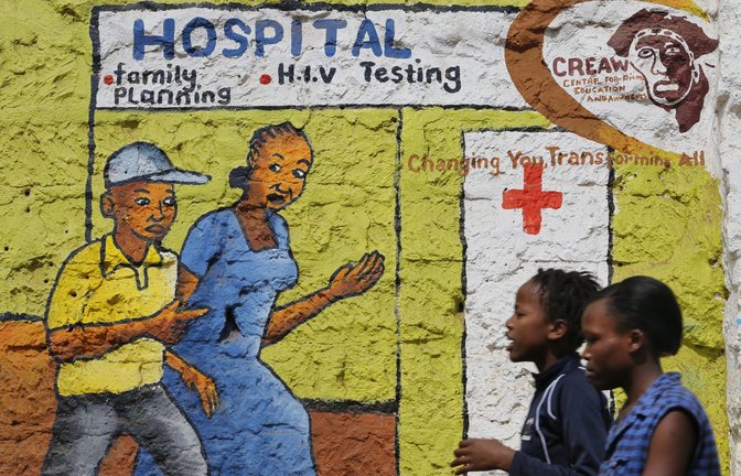 Afrika leidet bis heute besonders unter der Aids-Epidemie.<span class='image-autor'>Foto: dpa/Dai Kurokawa</span>