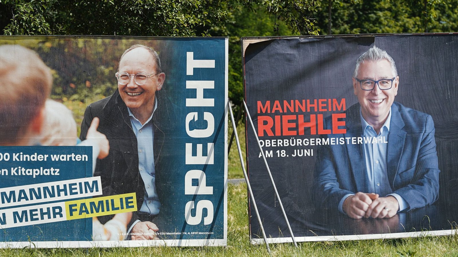 Die OB-Wahl in Mannheim hat mit einem historischen Ergebnis geendet.Foto: dpa/Uwe Anspach Die OB-Wahl in Mannheim hat mit einem historischen Ergebnis geendet.Foto: dpa/Uwe Anspach