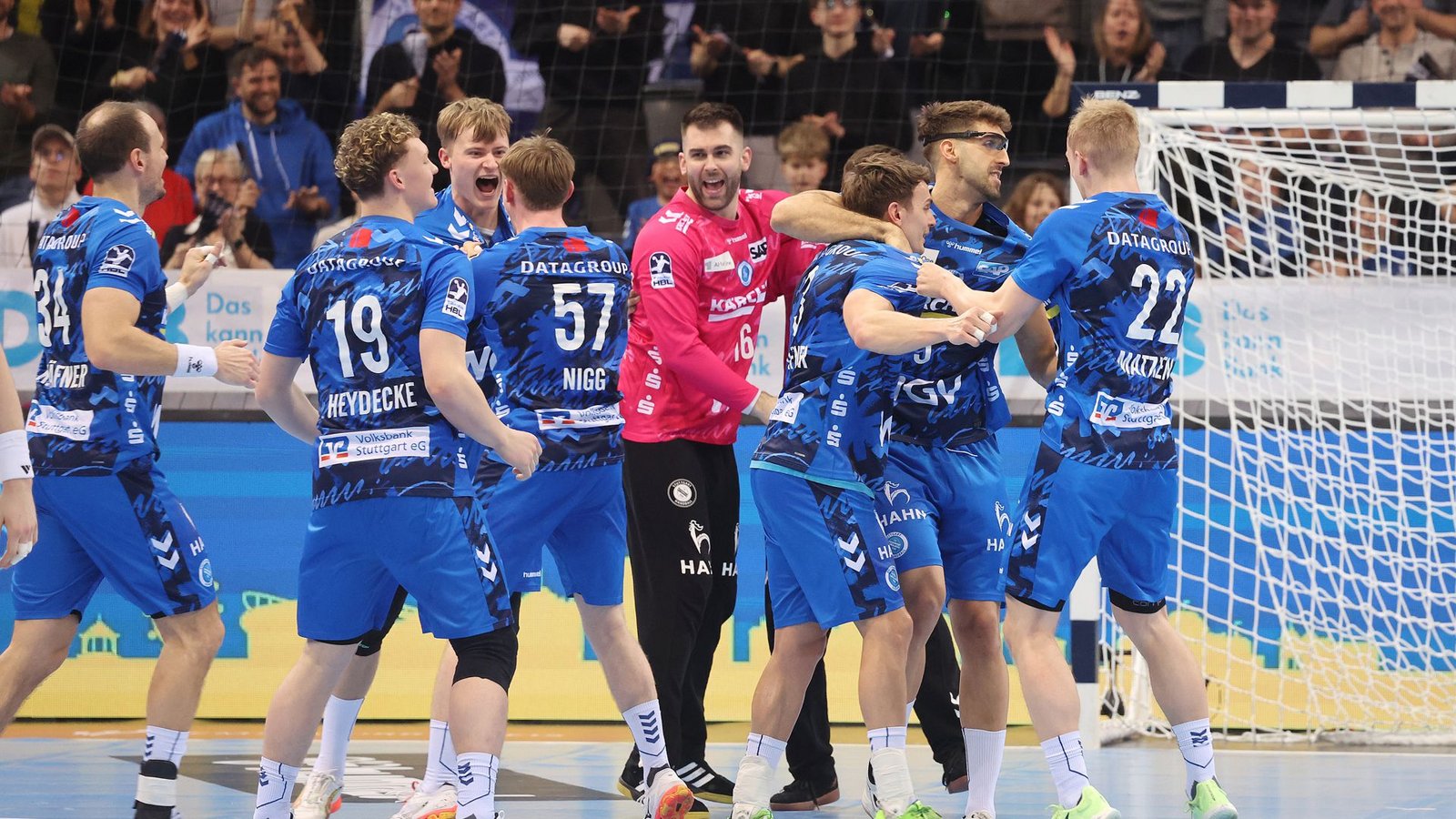Großer Jubel beim TVB.Foto: Baumann/Hansi Britsch Großer Jubel beim TVB.Foto: Baumann/Hansi Britsch