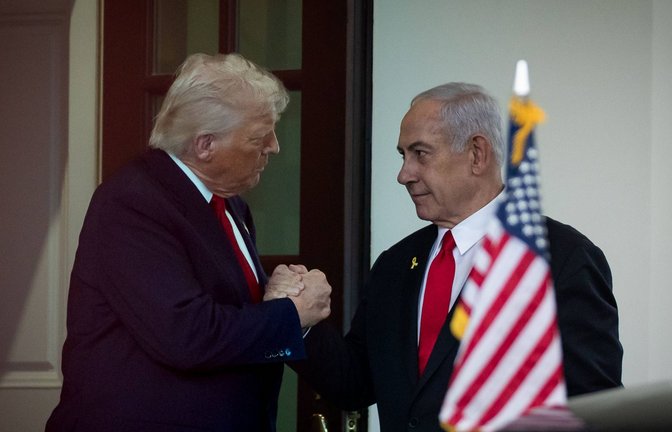 Am Montag hat US-Präsident Donald Trump Israels Premier Benjamin Netanjahu im Weißen Haus empfangen.<span class='image-autor'>Foto: imago//Allison Bailey</span>