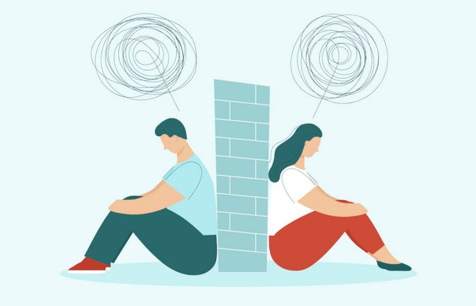"Mauern" ist ein Rückzug aus der Kommunikation und hat viele Facetten.<span class='image-autor'>Foto: Anna Tigra / Shutterstock.com</span>