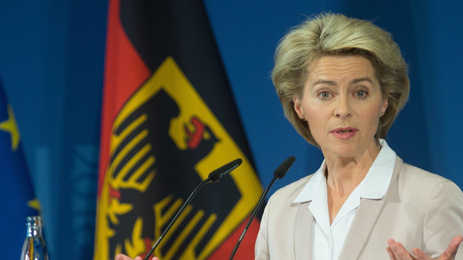 Scholz hofft auf eine zweite Amtszeit von EU-Kommissionspräsidentin Ursula von der Leyen. (Archivbild)Foto: dpa/Maurizio Gambarini