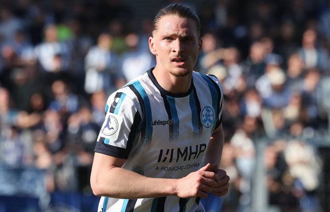 Marlon Faß und die Blauen wollen ins Pokal-Halbfinale.<span class='image-autor'>Foto: Pressefoto Baumann</span>