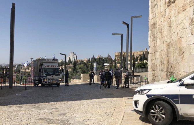 Nach einem Akt von Vandalismus in der katholischen Sankt-Antonius-Kirche in Jaffa hat die israelische Polizei einen Verdächtigen festgenommen (Symbolfoto).<span class='image-autor'>imago images/ITAR-TASS</span>