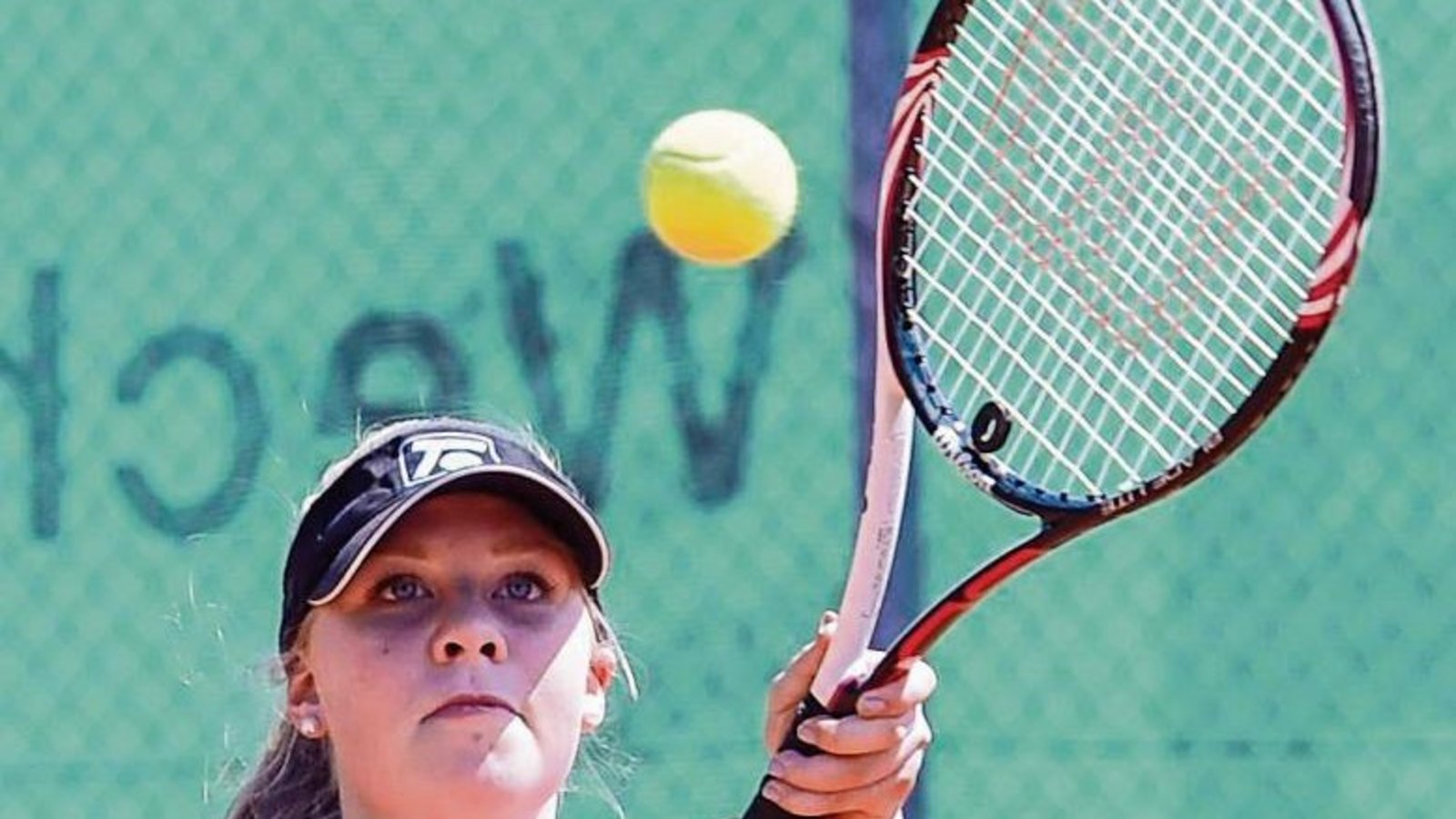Melissa Mayer hat für den TC Sersheim ihr Einzel gewonnen, das Doppel aber verloren. Foto: Leitner