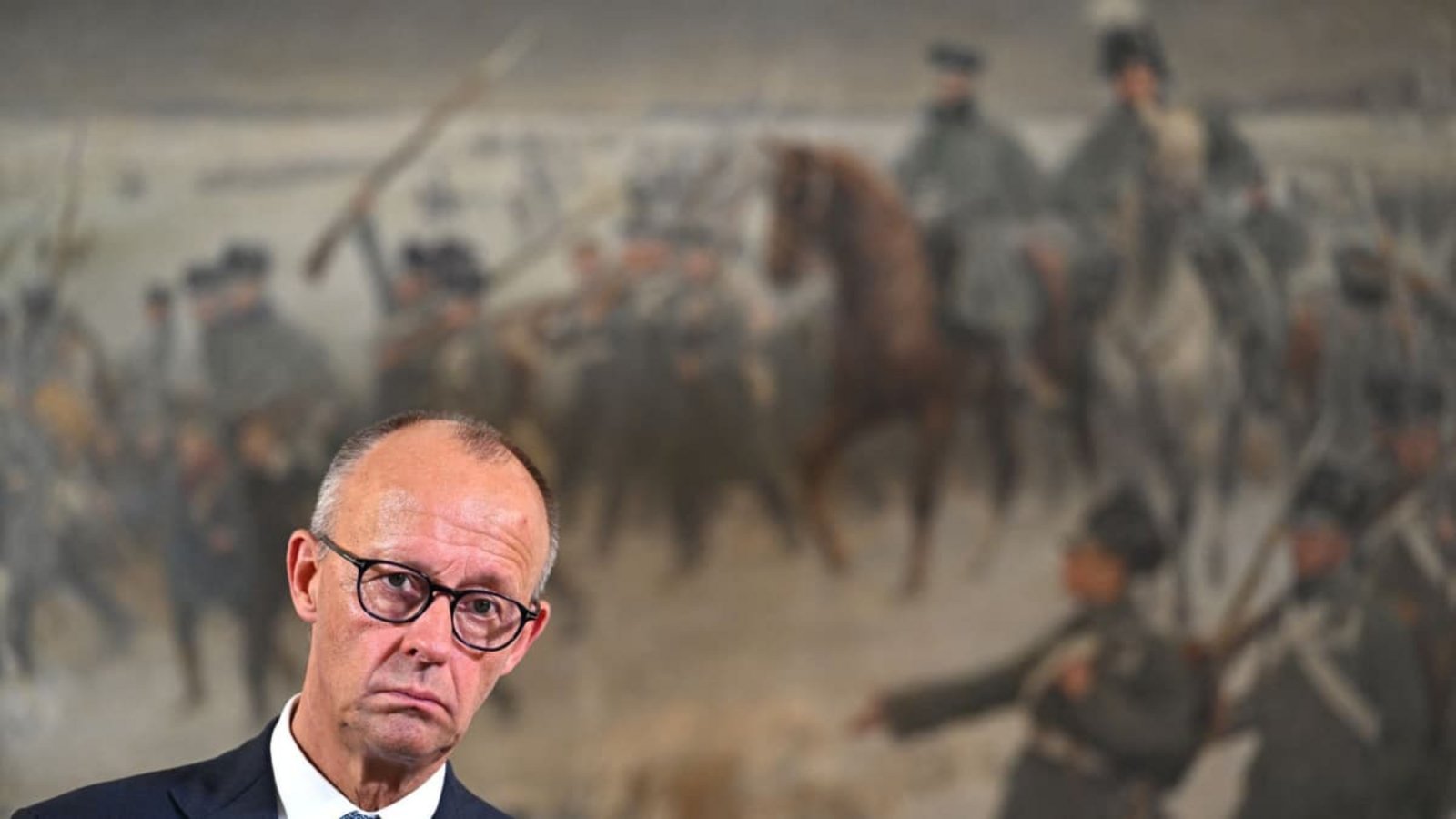 Bundeskanzler Merz hat eine entschlossene Botschaft in Sachen Krieg und Frieden.Federico Gambarini/dpa