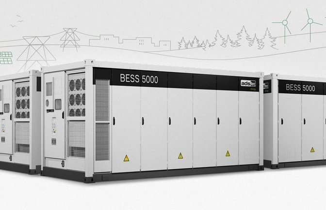 Mehrere hundert solcher Batterieblöcke sollen beim Umspannwerk Pulverdingen in Markgröningen aufgebaut werden. <span class='image-autor'>Foto: ADS-TEC Energy</span>