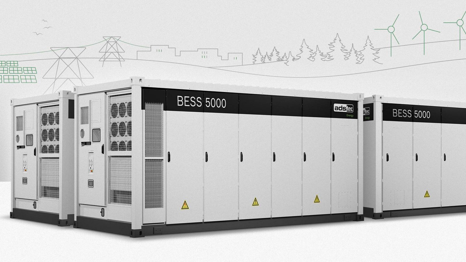 Mehrere hundert solcher Batterieblöcke sollen beim Umspannwerk Pulverdingen in Markgröningen aufgebaut werden. Foto: ADS-TEC Energy