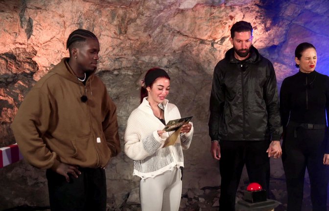 Joshi, Ariel, Sebi und Lizsa (v. l.) bei der Exit-Challenge<span class='image-autor'>Foto: RTLZWEI</span>
