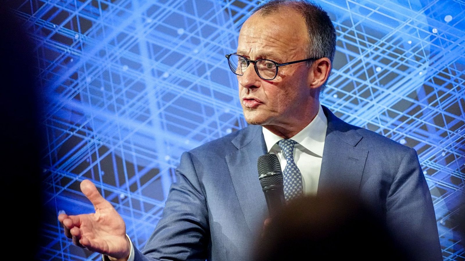 Friedrich Merz beim Bundesverband deutscher Banken: Selbstverständliches im verfehlten Rahmen ausgesprochen.Foto: Kay Nietfeld/dpa