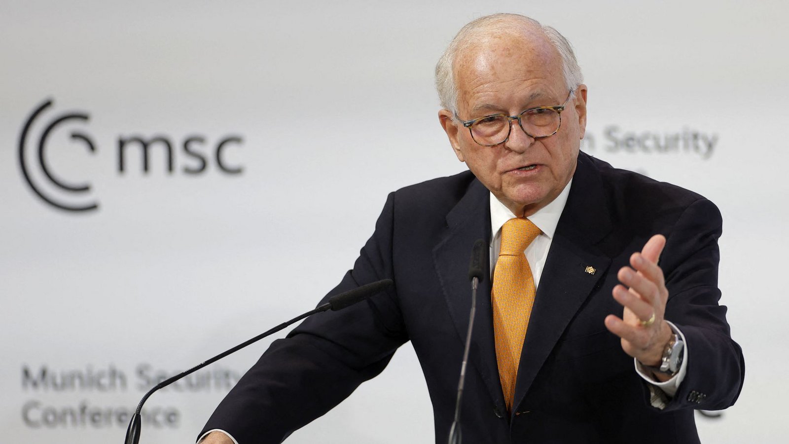 Der Konferenzleiter der Münchner Sicherheitskonferenz, Wolfgang Ischinger, hat Politiker aller im Bundestag vertretenen Parteien eingeladen.Foto: AFP Der Konferenzleiter der Münchner Sicherheitskonferenz, Wolfgang Ischinger, hat Politiker aller im Bundestag vertretenen Parteien eingeladen.Foto: AFP