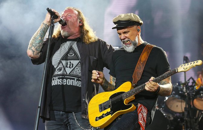 Kevin Russell (links) und Matthias „Gonzo“ Röhr.<span class='image-autor'>Foto: imago images / osnapix</span>