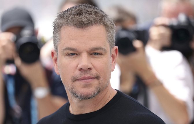 Hollywood-Star Matt Damon bei den Internationalen Filmfestspielen in Cannes<span class='image-autor'>Foto: dpa/Vianney Le Caer/Invision/AP</span>
