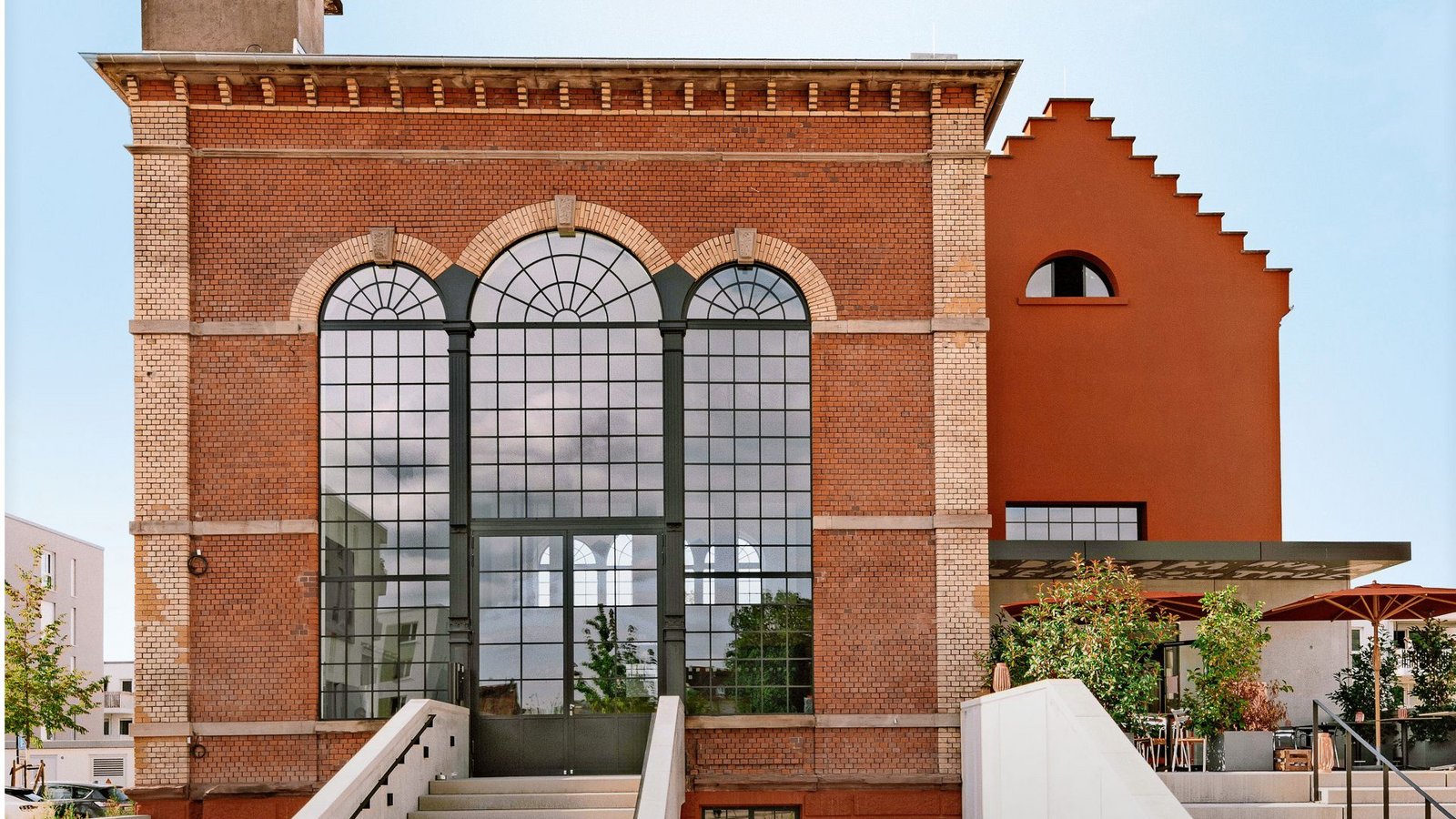 Bildschön: das Kesselhaus von vorne.Foto: Clemens Bildschön: das Kesselhaus von vorne.Foto: Clemens