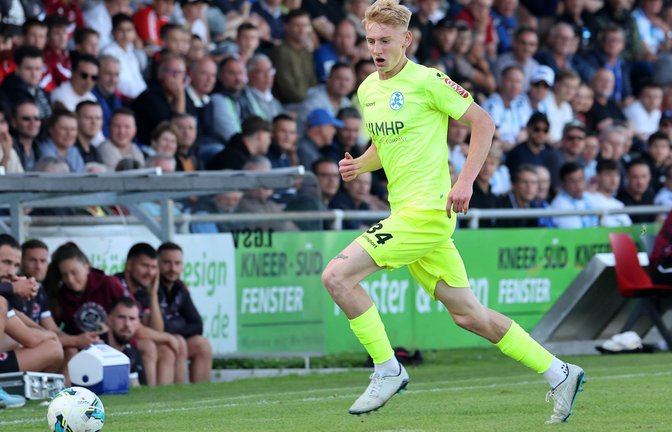 Oskar Hencke gilt als eines der größten Talente der Kickers.<span class='image-autor'>Foto: Pressefoto Baumann/Julia Rahn</span>