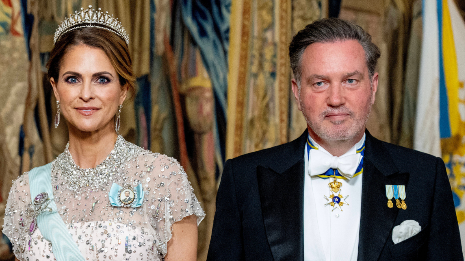 Prinzessin Madeleine und Chris O’Neill bei ihrer Ankunft zum Galadinner im Königspalast anlässlich der Feierlichkeiten zum 80. Geburtstag von König Carl Gustaf in Stockholm im April 2026.Foto: IMAGO / PPE Prinzessin Madeleine und Chris O’Neill bei ihrer Ankunft zum Galadinner im Königspalast anlässlich der Feierlichkeiten zum 80. Geburtstag von König Carl Gustaf in Stockholm im April 2026.Foto: IMAGO / PPE