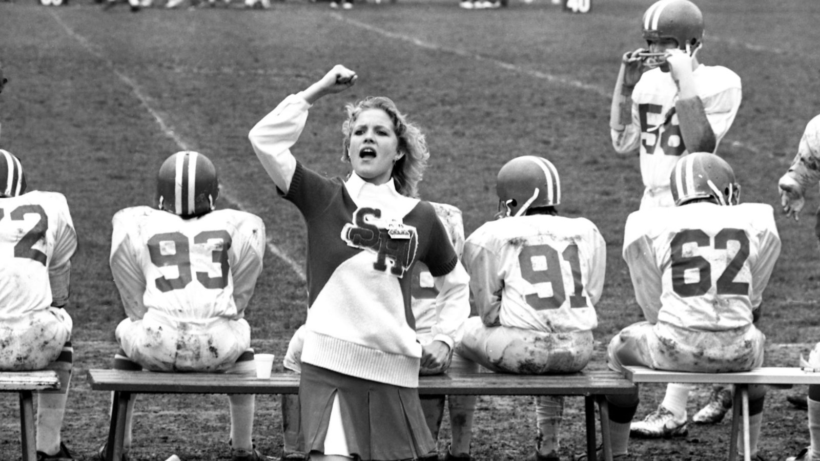 Ausstellung "Little America" Fotografien von Jürgen Schadeberg im Kunstmuseum Ludwigsburg. Das Bild zeigt Cheerleader of the Stuttgart Stallions/Pattonville.Foto: Jürgen Schadeberg