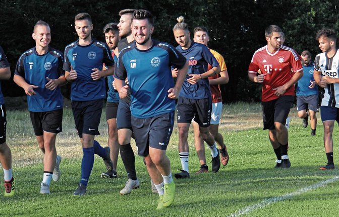 Laufen in der Gruppe wie während der Saisonvorbereitung 2019 ist zwar aktuell verboten, die Illinger sammeln dennoch fleißig Kilometer in ihrer Challenge. Foto: Archiv/Nachreiner