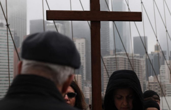 Katholische Christen in New York haben in der Vergangenheit viel Leid erfahren.<span class='image-autor'>SPENCER PLATT/AFP</span>