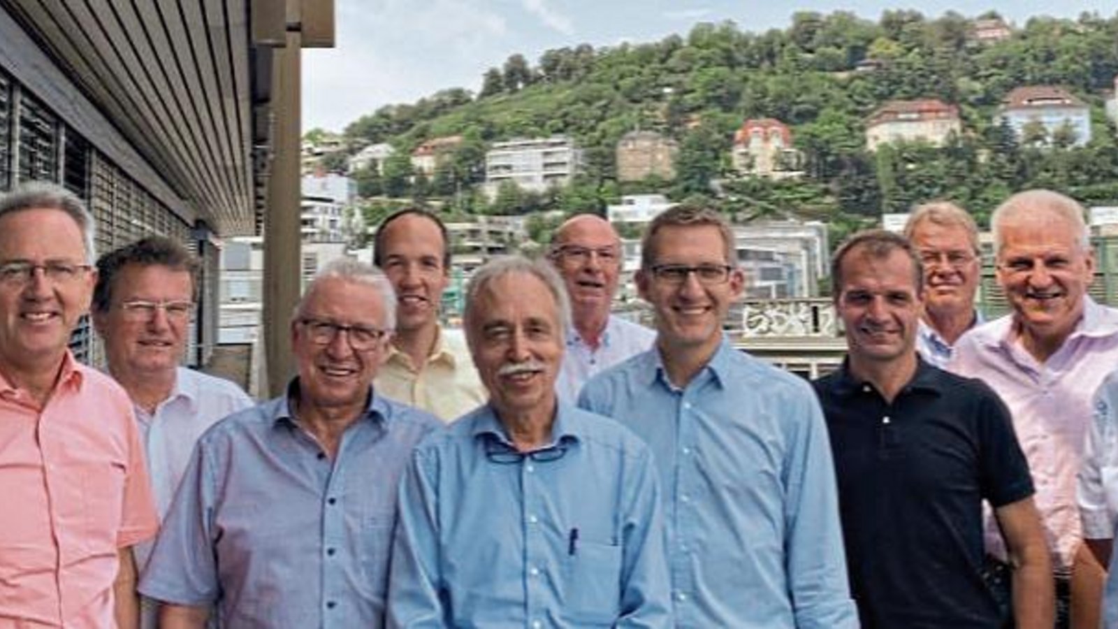 Regionalräte der Freien Wähler, Zweiter von rechts: Vaihingens Oberbürgermeister Gerd Maisch. Foto: p Regionalräte der Freien Wähler, Zweiter von rechts: Vaihingens Oberbürgermeister Gerd Maisch. Foto: p