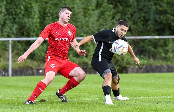 Nikola Ristomanov (rechts) will mit dem TSV Nussdorf raus aus der Krise. <span class='image-autor'>Foto: Leitner</span>