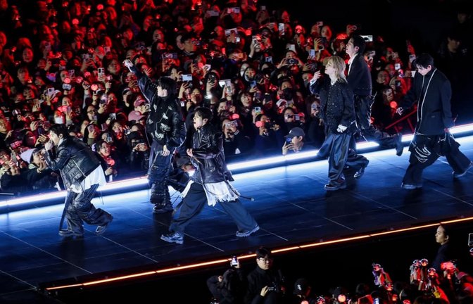 Die wichtigsten Informationen zu den Konzerten von BTS 2026 in München gibt es hier.<span class='image-autor'>Kim Hong-Ji/Pool Reuters/AP/dpa</span>