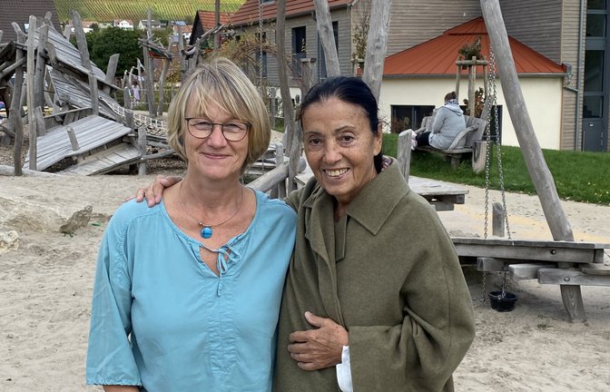 Karin Eckstein (links) und Carmen Würth.  <span class='image-autor'>Foto: p</span>