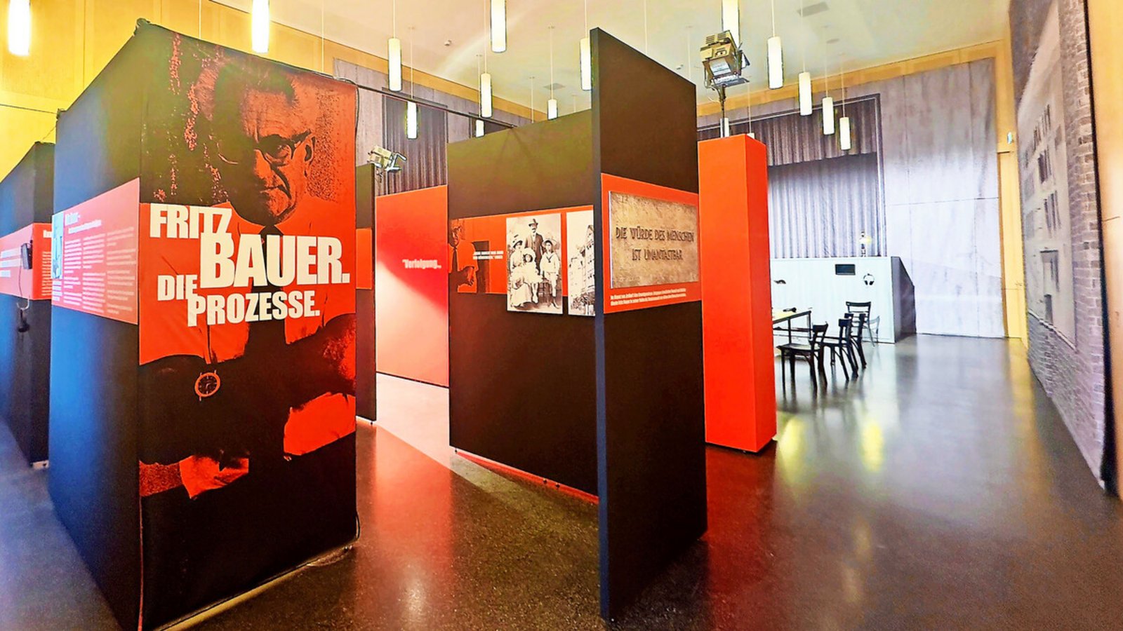 Fritz-Bauer-Ausstellung im Erdgeschoss des Stadtpalais.Foto: Jan Sellner Fritz-Bauer-Ausstellung im Erdgeschoss des Stadtpalais.Foto: Jan Sellner