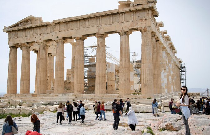 Die Akropolis steht stellvertretend für die attische Demokratie im alten Griechenland - es gab jedoch noch viel mehr partizipative Regierungsformen in der Antike. (Archivbild)<span class='image-autor'>Foto: Laurent Gillieron/KEYSTONE/dpa</span>