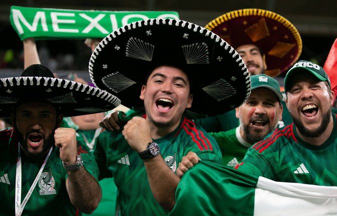 Mexikanische Fans verwundern unseren WM-Reporter mit einer überraschenden Frage. (Symbolbild)<span class='image-autor'>Foto: imago//Florencia Tan Jun</span>